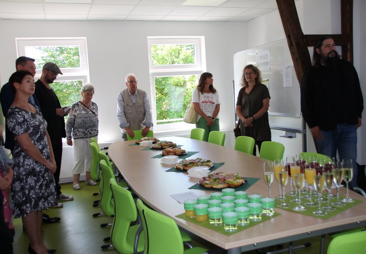 Zur Eröffnung des Co-Working-Centers in Nordgermersleben kamen zahlreiche Gäste.